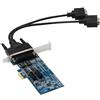 Eurowagens Scheda Seriale DB9 RS422/485 PCIE2.0 x1 Per Collegamento Efficiente Di Macchine