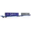BRAWA 48104 intermodale tipo Sffggmrrss dell'AAE, container 40 piedi