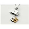 Ciondolo Premium In Diamante Bianco K18 Di Snoopy Dei Peanuts Giappone