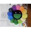 No brand Cuscino Takashi Murakami Kaikai Kiki 30Cm Fiore Arcobaleno E Nero