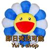 KAIKAI KIKI Takashi Murakami Blu Fiore Cuscino Peluche 30cm Complexcon KAIKAI KIKI