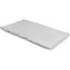 Comart - Tappeto Bagno Fluffy - Qualità Premium - Ultra Morbido - Super Assorbente - Antiscivolo - Lavabile in Lavatrice - Texture in 3D a Pallini - Moderno Scendi Doccia o Vasca - Bianco - 45x75 cm
