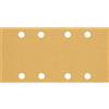 Bosch Professional 10x Carte abrasive Expert C470 con 8 fori (per Legno duro, Vernice su legno, 93x186 mm, Grana 60, accessorio Levigatrice orbitale)
