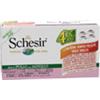 Schesir for dog multipack (pollo e agnello) - 4 lattine da 85gr.