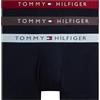 Tommy Hilfiger Uomo Boxer Confezione da 3 con Fascia con Logo, Nero (DP Rge/Blk/Blue Jean), XXL