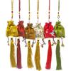 ARJDXDP Amuleto Giapponese Omamori, 6 Ciondoli Per Santuario Giapponese, Ciondolo Giapponese Omamori, Portafortuna Da Appendere, Per Benedizione, Successo, Salute, Fortuna, Ricchezza