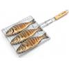 Barbecook Griglia per 3 pesce per barbecue, graticola per 3 pesce per barbecue, accessori per barbecue, 59x28x2cm