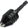 Bestgle Mandrino esagonale da 0,3 - 8 mm, mandrino a serraggio rapido, adattatore per mandrino rapido, 3 ganasce mandrino a serraggio rapido per utensili di conversione
