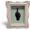 Blogo design Blogo Quadro Finger Black in Poliresina colore bianco sporco dito nero