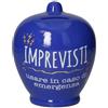 Brandani salvadanaio blu terracotta , h.13,5 cm cod.51256