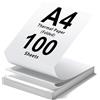 ACOMTUO (100 Fogli) Carta Termica A4 per Stampante,Carta Termica A4 Pieghevole,Compatibile con la Maggior Parte Delle Stampanti Termiche,Senza BPA,Adatto per Documenti, Siti Web e Foto