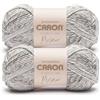 Caron Simply Me - Gomitolo di filato per mosaico, 2 confezioni da 140 g, 62% acrilico, 20% nylon, 18% lana, #5 Bulky, 150 m, per maglia/uncinetto