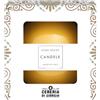 Cereria Di Giorgio - Candela Sfera decorativa laccata - Diametro 10 cm - Colore Senape - Durata 49 Ore - Confezione Regalo - Home Decor Collection - Artigianale