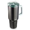 IBILI - Bicchiere con manico Go 900 ml, acciaio inossidabile 18/10, doppia parete, riutilizzabile
