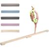 MAMOI® Trave Ginnastica Artistica 200 cm, Attrezzi Ginnastica Pieghevole per Bambini, Parallele Imbottita Antiscivolo da Casa