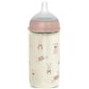 Suavinex Biberon In Vetro 240 Ml Flusso Medio - Suavinex Wonderland Coniglio Rosa
