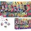 Bimkole Uccelli E Calzini Puzzle per Adulti 1000 Pezzi, Fiore Puzzle Di Carta Da 1000 Pezzi - Divertente E Stimolante Puzzle Decorativo per La Famiglia, Ottima Idea Regalo, 80 X 41 cm