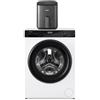 Haier HW70-BP14929-S Serie I-Pro 3, Lavatrice slim 7 Kg, Programma vapore Refresh, Trattamento Antibatterico, 60 * 48 * 85 cm, Classe A -10% + Haier Friggitrice ad aria I-Master, capacità 5 litri