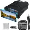 Technaxx Visore Notturno - Video Full HD 1080p & Foto 40MP - Ingrandimento Ottico 4X, Zoom Digitale 8X - LED IR 850nm fino a 150m - Display IPS 3 Pollici - per Caccia, Outdoor - TX-257