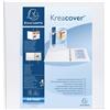exacompta Raccoglitore personalizzabile Exacompta A4 maxi Kreacover bianco 4 anelli a D 60 mm - 51945E