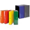 euro-cart Portaprogetti con bottone EURO-CART presspan monolucido 25x35 cm dorso 6 cm rosso - CP06RO