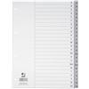 Q-Connect Divisori alfabetici Q-Connect A-Z 22,5x29,7 cm grigio 24 pagine KF01818