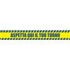 markin Adesivo segnaletico calpestabile Markin "Aspetta qui il tuo turno" in PVC 98x8,5 cm - Conf. 2 pezzi - X290COV-10