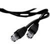 Mediarange Cavo di rete RJ45 Maschio/Maschio Mediarange UTP CAT6 nero 5 m MRCS104