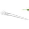 scatolificio del garda Posate in CPLA BIO bianco compostabile smart. Conf.50pz. Scatolificio del Garda forchetta - 14162