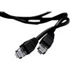 Mediarange Cavo di rete Media-Range UTP CAT 6 RJ45/RJ45 L.1,5 m nero MRCS110