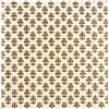 Saul sadoch rex Rotolo carta lavabile per cassetti Sadoch - formato 500 cm x 5 mt fantasia giglio marrone - X33X5-770CF50 -13