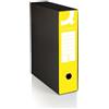 Q-Connect Registratore protocollo con custodia Q-Connect dorso 8 cm - 28,5x35 cm - giallo - 0201041/P.GI