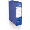 Q-Connect Registratore protocollo con custodia TOPToo by Q-Connect dorso 8 cm - 28,5x35 cm - blu - 0201042/P.BS