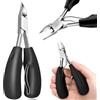 PARENCE. Tagliaunghie di precisione - Pinzette in acciaio inox professionali per chiodi e cuticole - 12,5 cm - lama da 20 mm - ergonomica