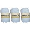 Hanselhome Gomitolo di Cotone Premium 100% Cotone Perfetto per Il Fai da Te e Il Lavoro a Mano (Baby Blue Color 100 g, ca.220 Metri Confezione da 3 Pezzi)