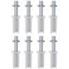 M METERXITY 8-Pack Hardware Per Porte A Battente, Kit Riparazione Cerniere Superiori Per Porte A Battente Parti Di Ricambio Per Armadi Scorrevoli