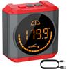 Neoteck Livello Digitale a LED Ricaricabile 4*90°/2*180° Goniometro Angolo Finder a 4 Modalità con Base Magnetica Misuratore Angolo Precisione 0.01° IP54 Bevel Box per Edilizia Falegnameria Auto-Rosso