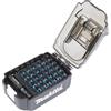 Makita Amazon Exclusive Makita E-03084 Set da 31 punte nere, per cacciavite a percussione, fornito in una scatola a forma di pila