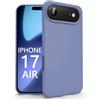 N NEWTOP Cover Compatibile per Apple iPhone 17 Air, Custodia TPU SOFT Gel Silicone Ultra Sottile Flessibile Case Posteriore Protezione Fotocamera Anti Urto Guscio Scocca Colorato (Viola)
