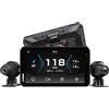 CHIGEE AIO-5 EVO Motorcycle Smart Riding System, Wireless CarPlay & Android Auto, Dual 1080P Front & Rear Dash Cam, Blind Spot Detection (BSD), 5 Waterproof Display, Parking Mode