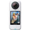 Insta360 X4 Air Bianco artico- Videocamera leggera 165g 8K 360, Selfie stick Invisibile, lenti sostituibili, prima registri poi inquadri, cover antivento integrata, stabilizzazione FlowState.