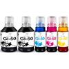 Miss Deer GI-50 Inchiostro per Canon GI50 GI-50 Compatibile con Canon PIXMA G5050 G6050 G7050 GM2050 GM4040 GM4050 stampante (2BK/1C/1M/1Y)