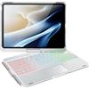 doqo Custodia Tastiera iPad Air 11 & iPad Pro 11 & Trackpad,Rotazione 360° | Digitazione tipo laptop, retroilluminata 7 colori, per iPad Air 11 M4/M3/M2, Air 5/4 & Pro 11 1ª-4ª Gen, Supporto Penna