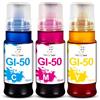 Miss Deer GI-50 Inchiostro per Canon GI50 GI-50 3403C001 3404C001 3405C001 Sostituzione per Canon PIXMA GM2050 GM4050 G5050 G6050 G7050 stampante (1C/1M/1Y)