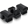 EZDIY-FAB GPU VGA PCIe 8 pin U Turn 180 Gradi Angolo Connettore Scheda Adattatore di Alimentazione per Scheda Grafica Desktop Tipo Inverso 3Pack