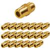FACONET® Connettore SAT coassiale F femmina F doppia femmina F femmina a F femmina placcato oro (20 pezzi)