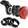 TUSITA Supporto per AirTag da Bici, Attacco Nascosto al Reggisella Compatibile con AirTag & Garmin Varia, Portacatadiottri Antifurto con Localizzatore GPS per Bicicletta