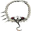 JeVenis drago collana choker spada gotica drago collana fantasia ciondolo gioielli gotici per uomini donne, one-size