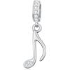 PROESS Ciondolo a forma di luna/girasole/farfalla/gatto/cane, in argento Sterling 925, per collane, bracciali, ciondoli, gioielli, regali per donne, Misura unica, Zirconia cubica, Non pietra preziosa