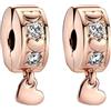 MGIUL Charm Cartone Animato Animale Ruoli Cinematografici 3 in 1 Clips 2 in 1 Pendant Argento 925 Ciondoli Perline Compleanni Anniversari Gioielli Regalo per le Donne